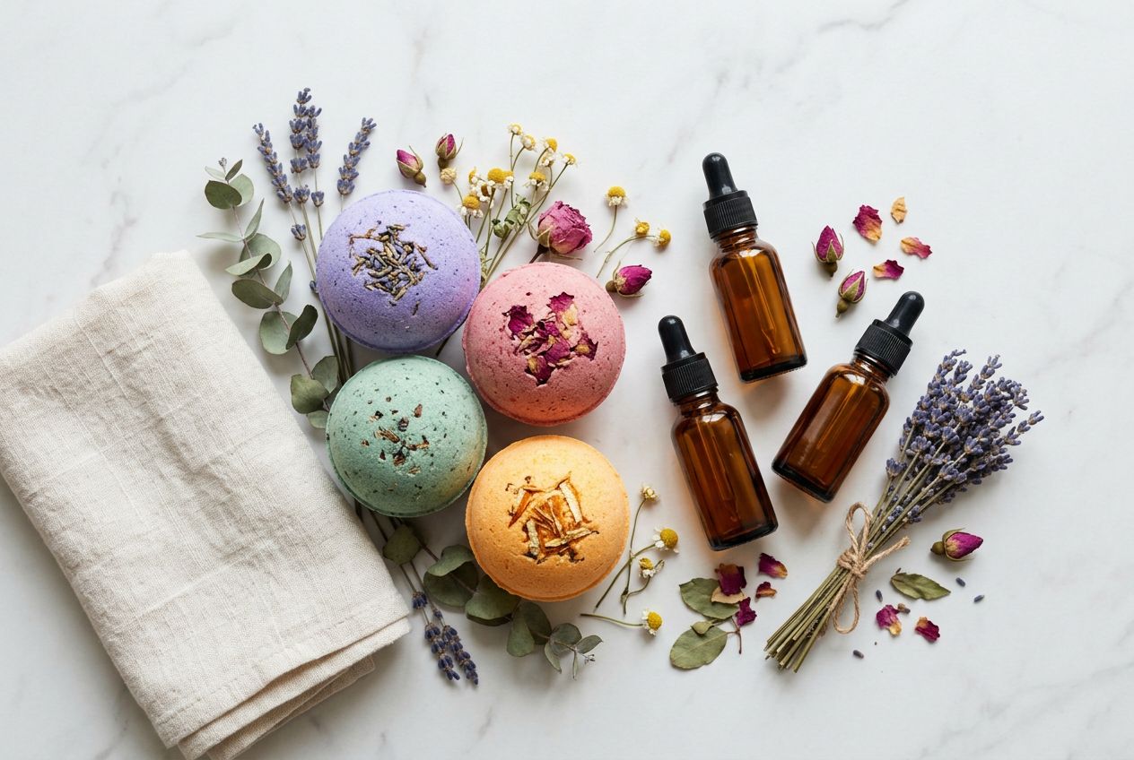 Best Fragrance Oils for Bath Bombs (Skin-Safe + Stable)