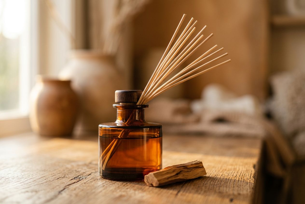 Amber & Sandalwood Reed diffuser